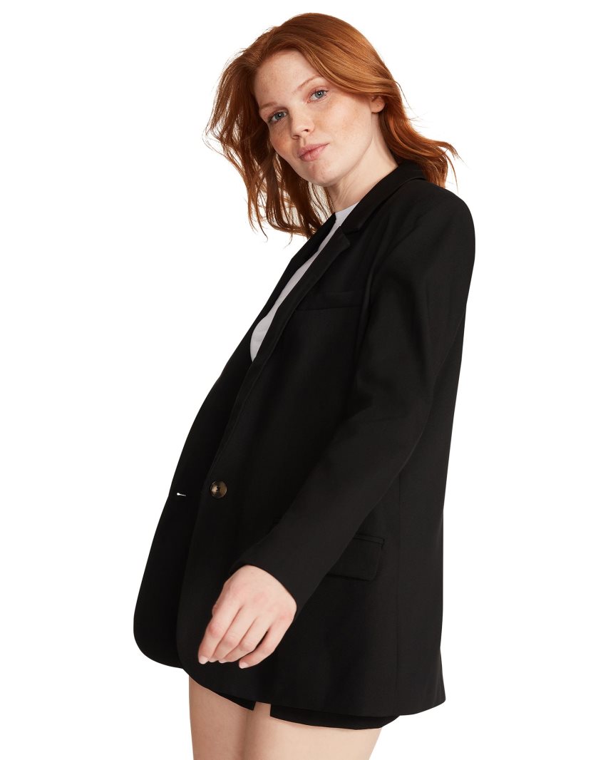 Black Steve Madden Kaira Women's Blazers | PH 7489JKC